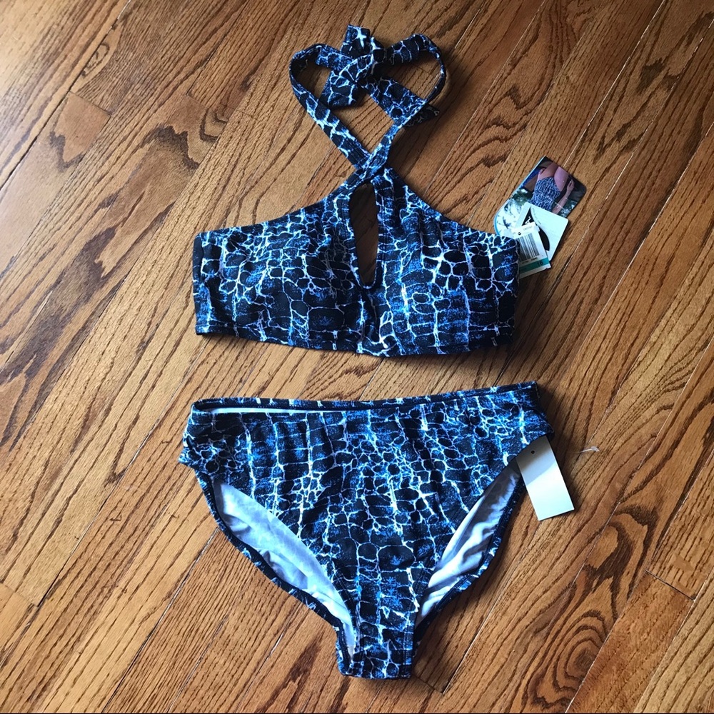 New w/Tags Speedo 2 piece Bathing Suit Sz 16